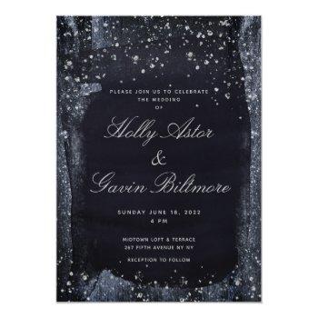 Small Silver Starry Night Wedding  Suite Front View