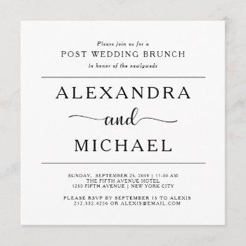 Small Simple Elegance | Minimalist Post Wedding Brunch Front View