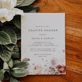 Small Simple Floral Couples Shower Front View