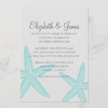 Small Simple Starfish Wedding Front View