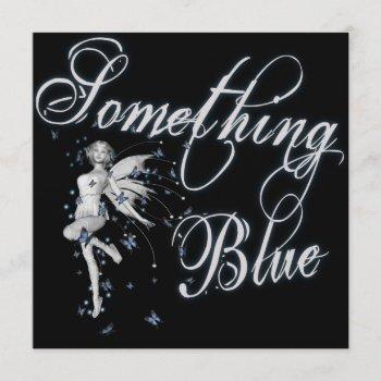Small Something Blue Butterfly Fairy - Original Front View