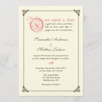 Small Storybook Fairytale Wedding  - Pink Front View