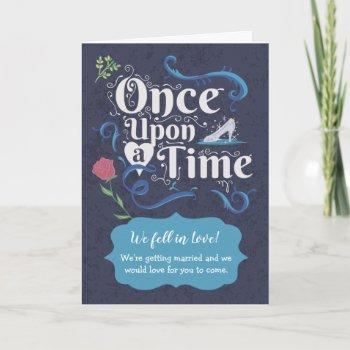 storybook wedding - once upon a time invitation