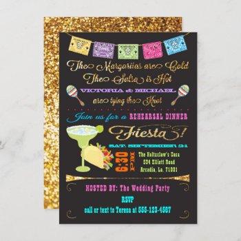 tacos and tequila couples rehearsal dinner fiesta invitation