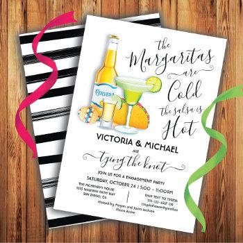 tacos tequila & beer engagement party fiesta invitation