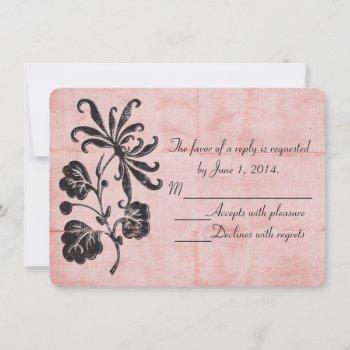 Small Tangled Pink Rsvp Front View