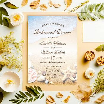 Small Tropical Beach Wedding Starfish Rehearsal Dinner Front View