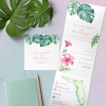 Small Tropical Florida Wedding  All In One Front View