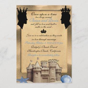 Small Two Kings Custom Gay Wedding Front View
