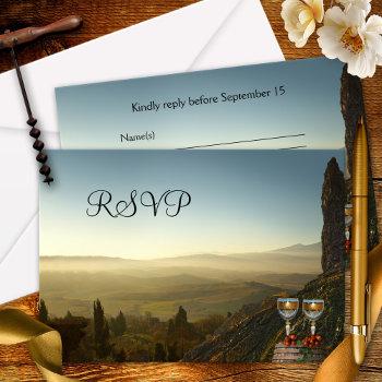 Small Vineyard Winery Or Wine Theme Rsvp Front View