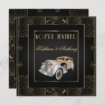 Small Vintage Classic Gatsby Style Wedding Front View