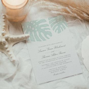 Small Vintage Tropics Wedding Front View