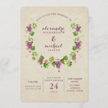 Small Vintage Vineyard | Wine Themed Wedding Front View