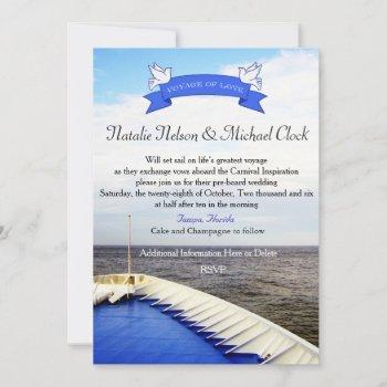 Small Voyage Of Love | Cruise Ship Destination Wedding Front View