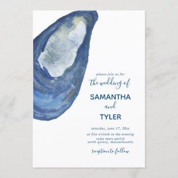 watercolor seashell invitation
