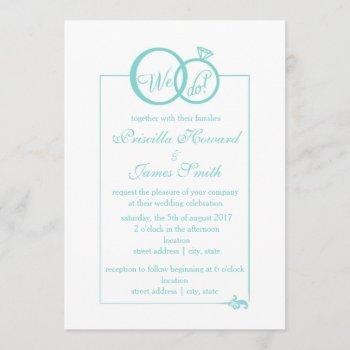 we do wedding invitation