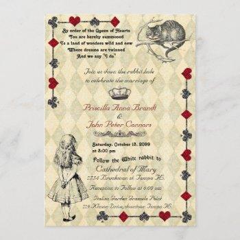 Small Wedding  "alice In Wonderland" Front View