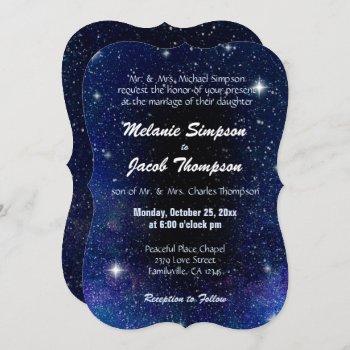 wedding invitation | starry night