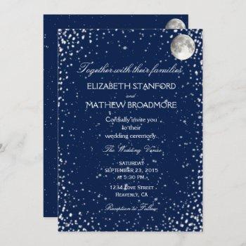 Small Wedding  | Starry Night Moon Front View