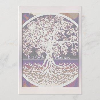 wedding invitation | tree of life