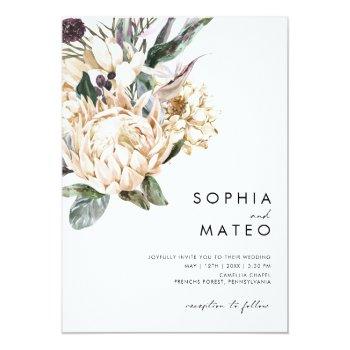 Small White Floral All In One Wedding Front View