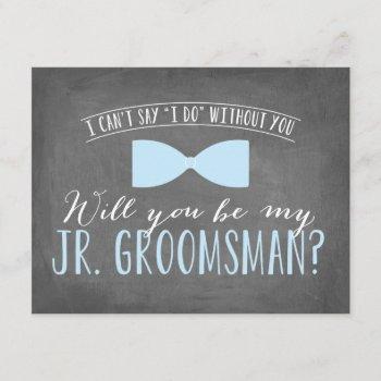will you be my junior groomsman ? | groomsmen invitation