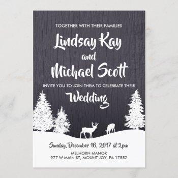 Small Winter Wedding Front View