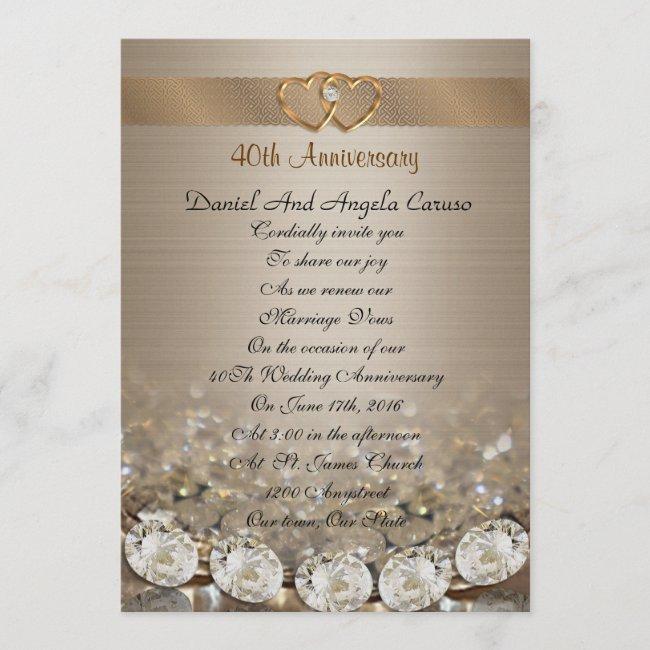 40th Anniversary Vow Renewal