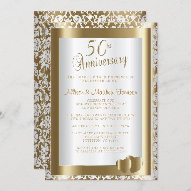 50th Golden Wedding Anniversary | Diy Text