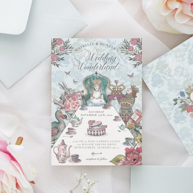 Alice In Wonderland Tea Party Fairytale Wedding