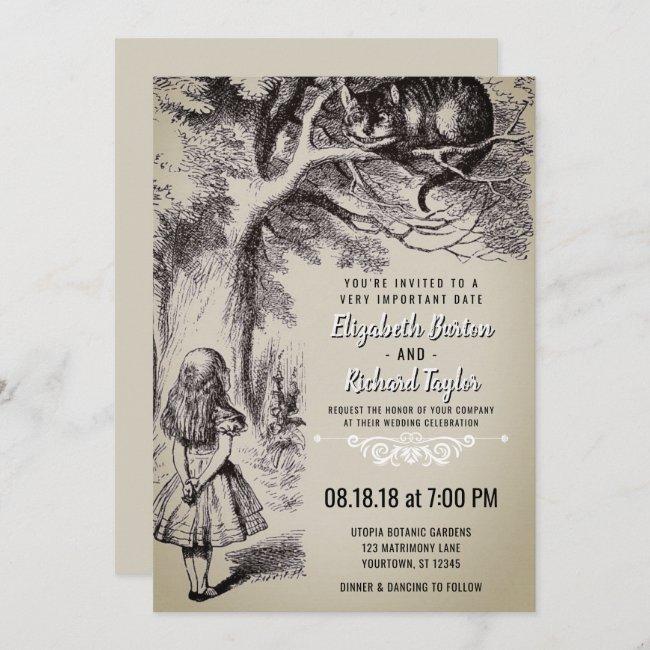 Alice In Wonderland Vintage Wedding