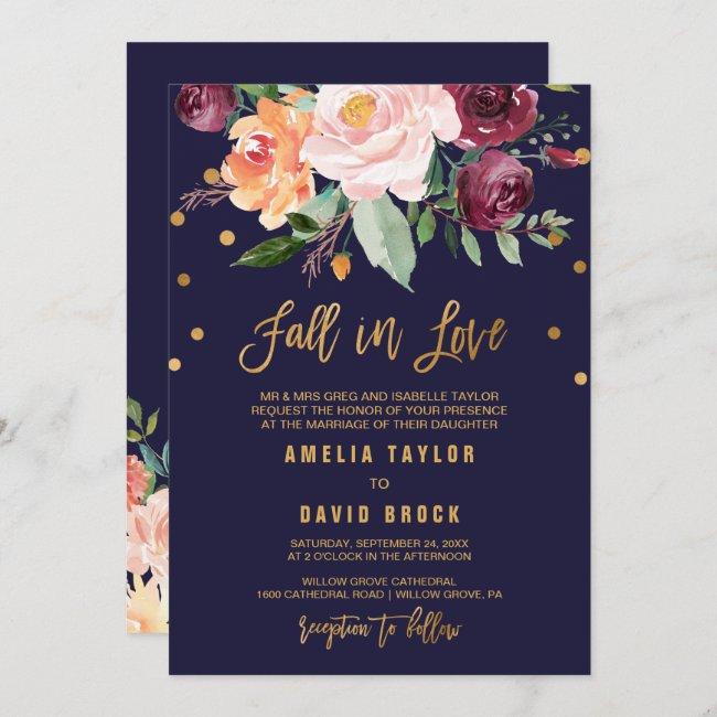Autumn Floral Formal Fall In Love | Detail Wedding
