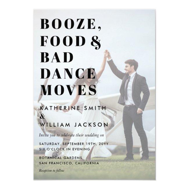Booze Food And Bad Dance Moves Photo Background