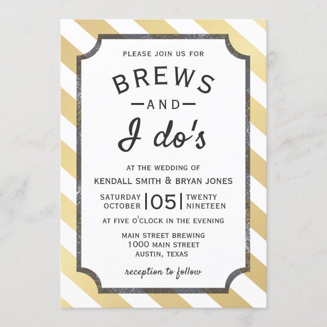 Brews And I Do's Brewery Theme Wedding
