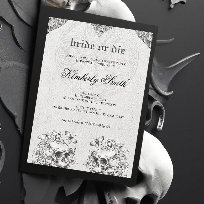 Bride Or Die Gothic Bachelorette Party