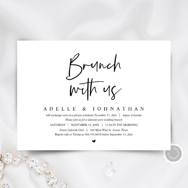Brunch With The Newlyweds, Wedding Elopement Party