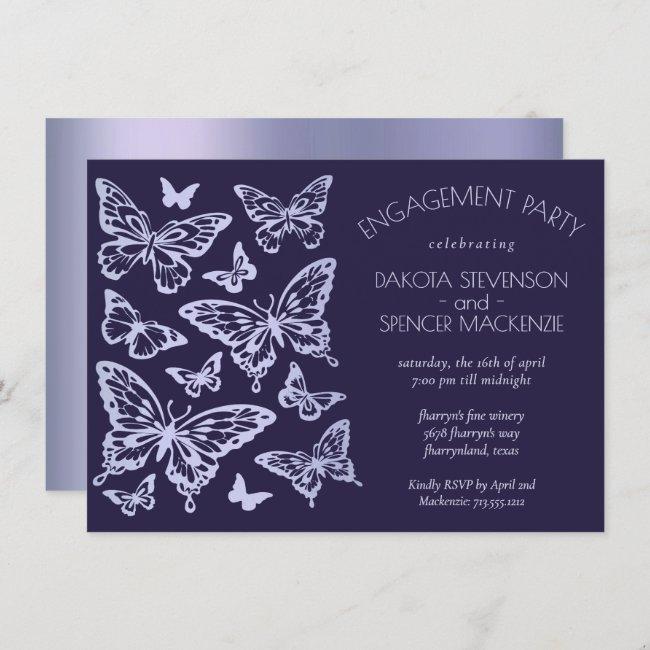 Butterfly Chic | Lavender Purple Violet Engagement