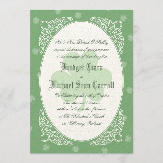 Celtic Mist Wedding  - Green