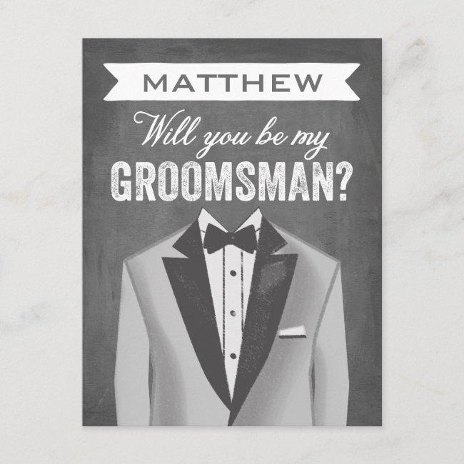 Chalkboard Groomsman | Groomsman