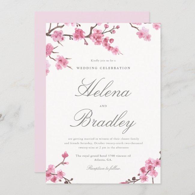 Cherry Blossom Bloom | Pink Wedding