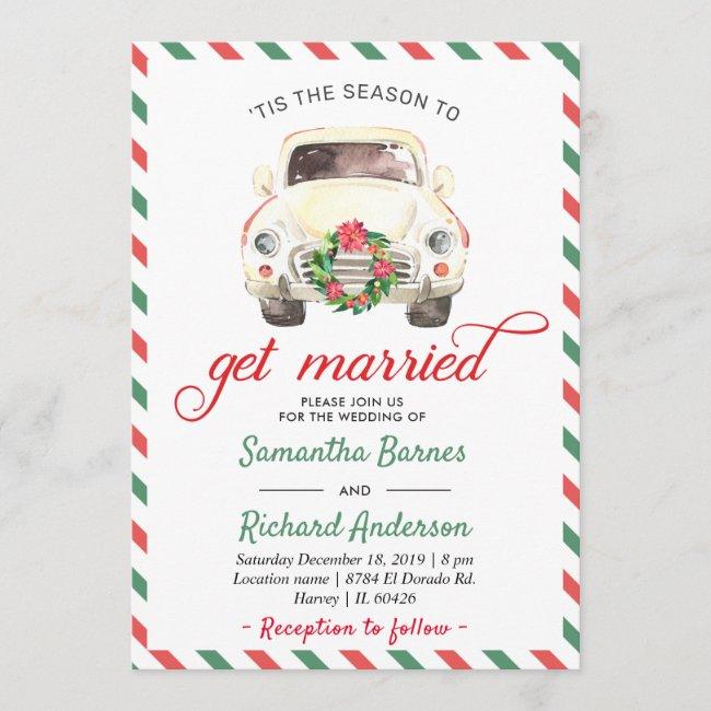 Christmas Holiday Winter Red Green Travel Wedding