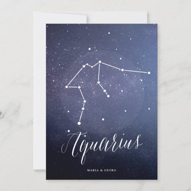 Constellation Star Celestial Table Number Aquarius