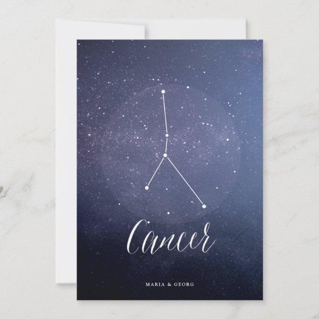 Constellation Star Celestial Table Number Cancer