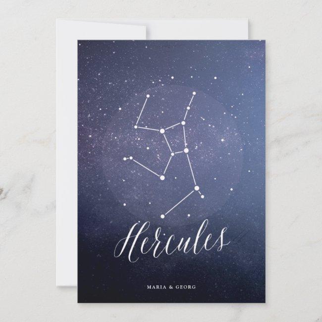 Constellation Star Celestial Table Number Hercules