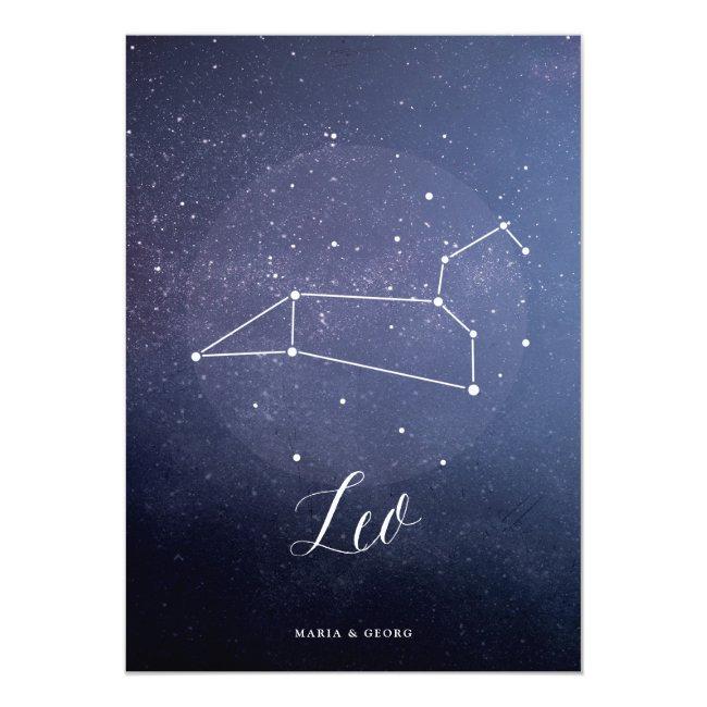 Constellation Star Celestial Table Number Leo