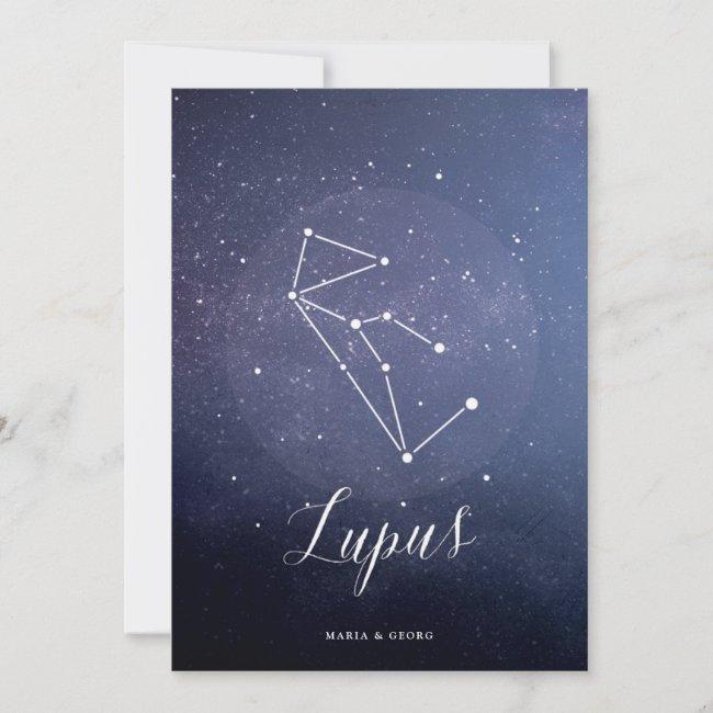 Constellation Star Celestial Table Number Lupus