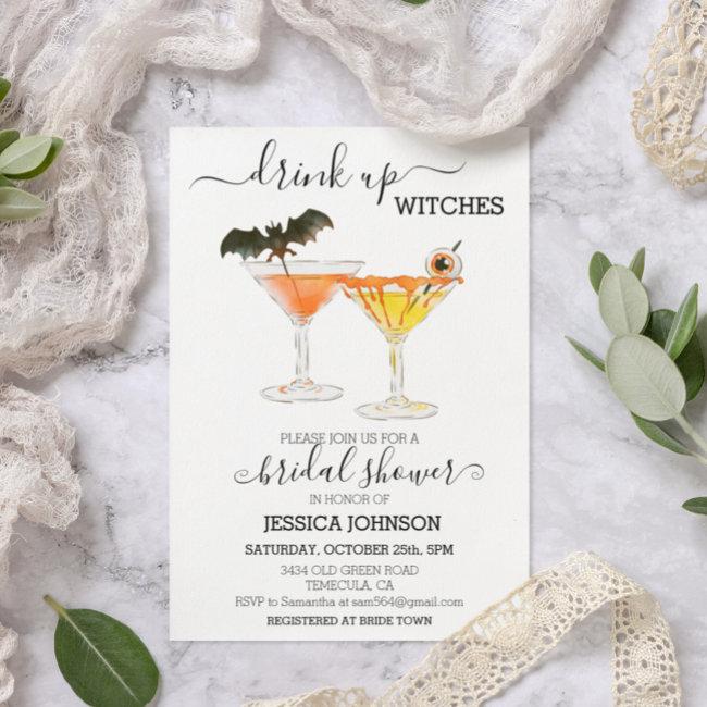 Drink Up Witches Baby Shower Cocktail Halloween