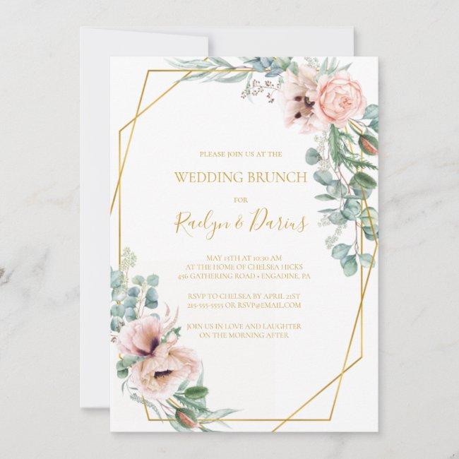Elegant Blush Floral | Wedding Brunch