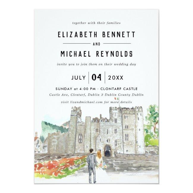 Elegant Castle | Illustrated Wedding Weekend