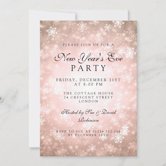 Elegant New Years Eve Party Copper Winter